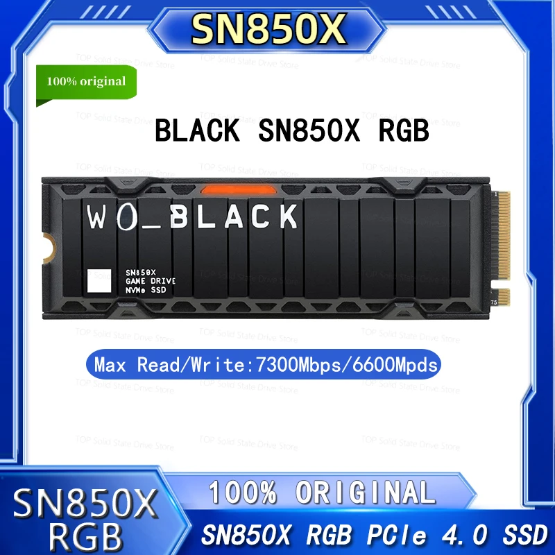 DW BLACK 4TB SN850X RGB NVMe Internal Gaming SSD Solid State Drive with Heatsink-Works with Playstation 5,Gen4 PCIe M.2 2280,Up
DW BLACK 4TB SN850X RGB NVMe Internal Gaming SSD Solid State Drive with Heatsink-Works with Playstation 5,Gen4 PCIe M.2 2280,Up
