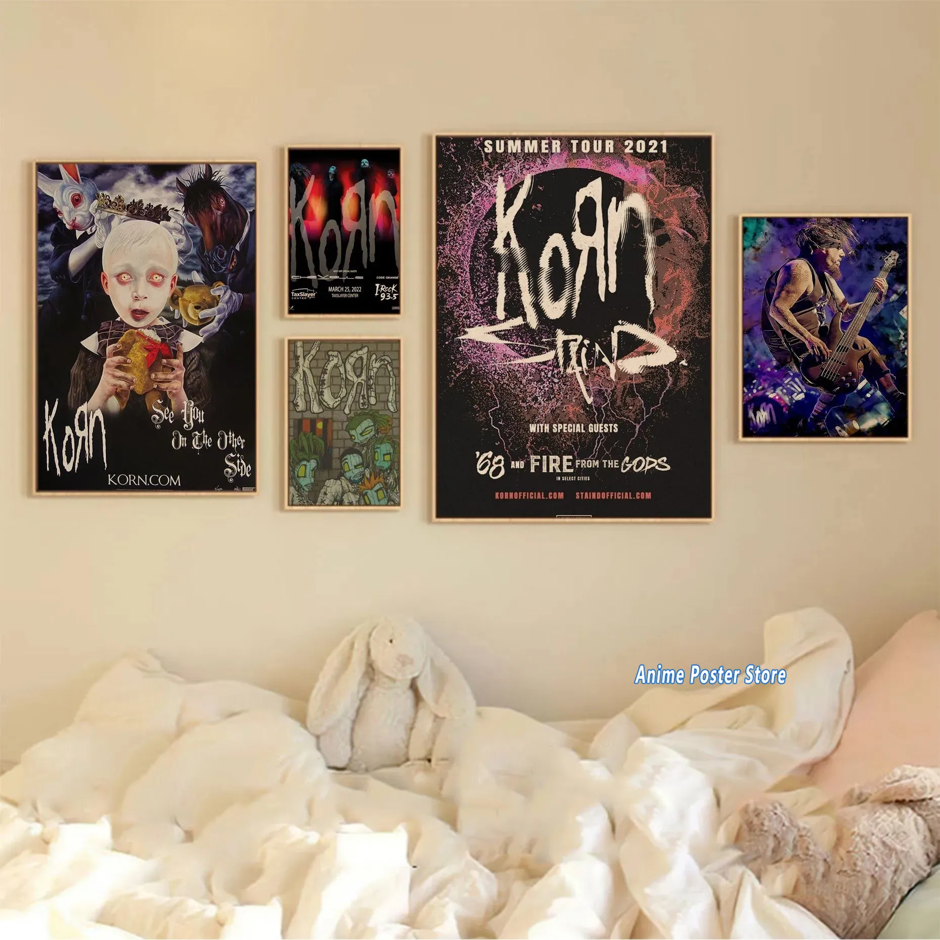 Classic Vintage K-Korn-Rock Band Posters Wall Art Canvas Print Painting Study Kawaii Room Decor Picture Music Cuadros Fans Gift
Classic Vintage K-Korn-Rock Band Posters Wall Art Canvas Print Painting Study Kawaii Room Decor Picture Music Cuadros Fans Gift