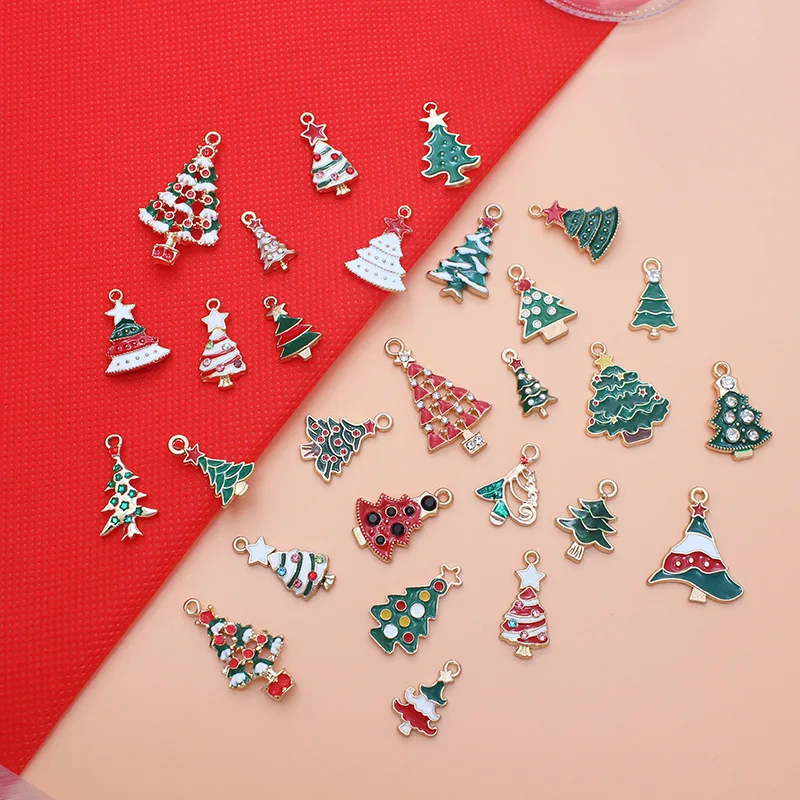 10Pcs/Lot Lovely Christmas Tree Charms Plants Pendant For Handmade Necklaces Earrings Jewelry Making Accessories
10Pcs/Lot Lovely Christmas Tree Charms Plants Pendant For Handmade Necklaces Earrings Jewelry Making Accessories