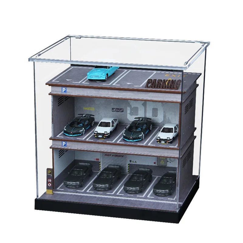 1:64 Scale 1/2/3-Tiers Vehicle Model Display Case for Sports Car,Lego Model Collectors,Display Box for Car Toy with Parking Lot
1:64 Scale 1/2/3-Tiers Vehicle Model Display Case for Sports Car,Lego Model Collectors,Display Box for Car Toy with Parking Lot