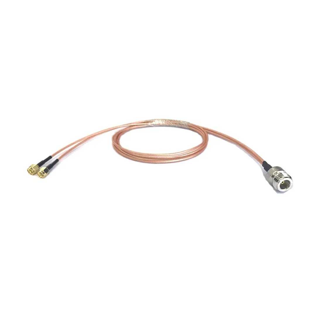 

1 into 2 Y Type Splitter Adapter N Type Female to 2x SMA Male RF Coax Cable RG316 15cm/30cm/50cm/100cm Wholesale