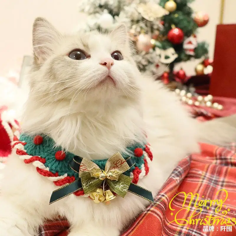 2023 Pet Christmas Decoration Clothes Collar Bib Dog Scarf Bib Small Dog Bichon Bear Cat Hat Teddy Elk Green Gold Bells
2023 Pet Christmas Decoration Clothes Collar Bib Dog Scarf Bib Small Dog Bichon Bear Cat Hat Teddy Elk Green Gold Bells