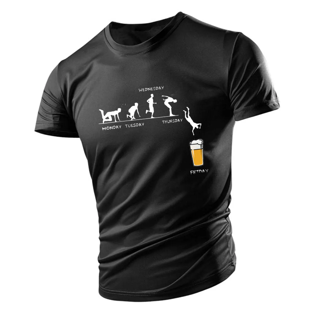 Four Seasons Fashion Casual Sports 2d Beer Print Men'S Round Neck Plus Size Short Sleeve T-Shirt Loose Comfortable Quick Dry
Four Seasons Fashion Casual Sports 2d Beer Print Men'S Round Neck Plus Size Short Sleeve T-Shirt Loose Comfortable Quick Dry