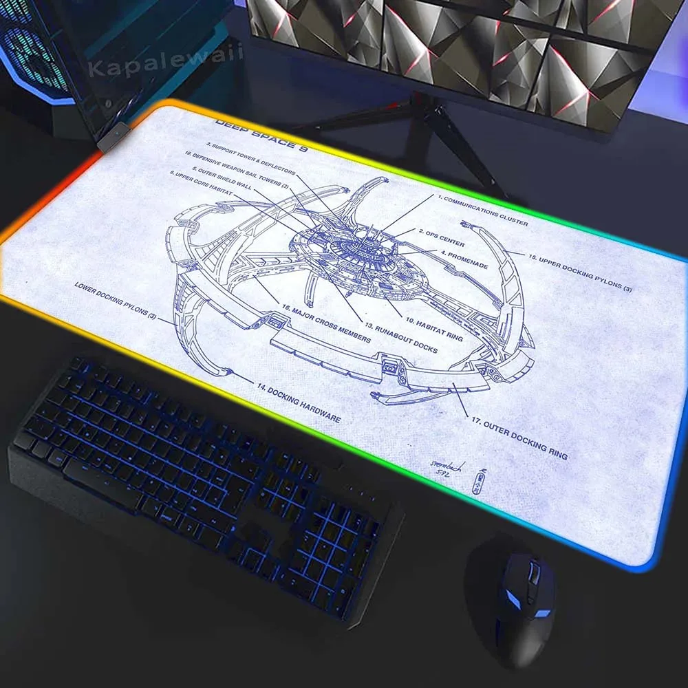 Pc Gamer Mat Keyboard Pad RGB Large Mousepad Desk Pad Spacecraft Mouse Pad Gaming XXL Mats Rubber Locked Edge Carpet LED 40x90cm
Pc Gamer Mat Keyboard Pad RGB Large Mousepad Desk Pad Spacecraft Mouse Pad Gaming XXL Mats Rubber Locked Edge Carpet LED 40x90cm