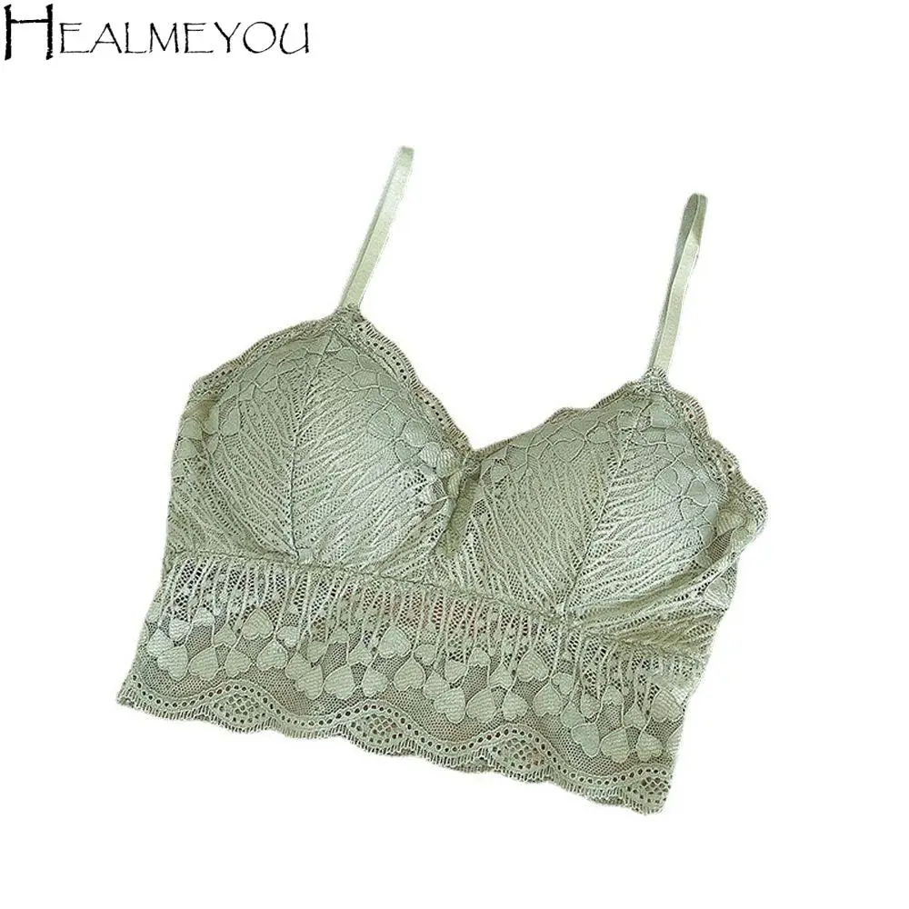 Slim Sport Lace Heart Inside Clothes Brassiere Fashion Design U-Shape Bras Sexy Tanks Women Camisoles Bralette Crop Top
Slim Sport Lace Heart Inside Clothes Brassiere Fashion Design U-Shape Bras Sexy Tanks Women Camisoles Bralette Crop Top