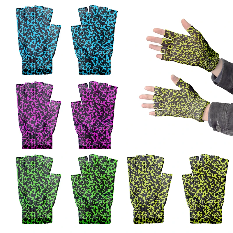 New Fashion Half Gloves Women 3D Print Camouflage Pattern Novelty Warm Gloves Outdoor Cycling Shopping Gloves Suitable For Unise
New Fashion Half Gloves Women 3D Print Camouflage Pattern Novelty Warm Gloves Outdoor Cycling Shopping Gloves Suitable For Unise