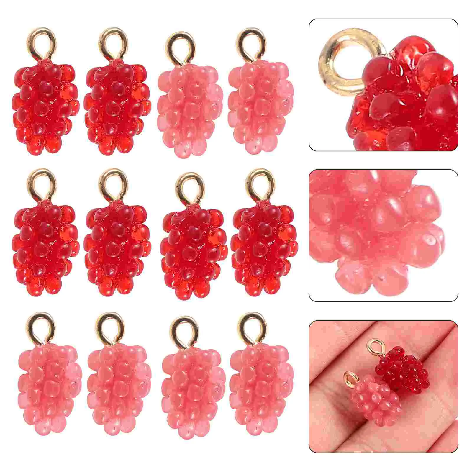 12 Pcs Necklace Grape Accessories DIY Earring Charms Pendants Small Jewelry Decors Making
12 Pcs Necklace Grape Accessories DIY Earring Charms Pendants Small Jewelry Decors Making