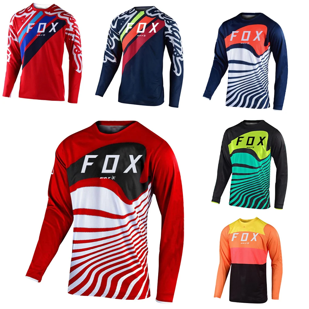 Men's BAT FOX Downhill Jersey Long Sleeve Mountain Bike Shirt Motocross Cycling Jersey Camisetas Enduro MTB Clothing
Men's BAT FOX Downhill Jersey Long Sleeve Mountain Bike Shirt Motocross Cycling Jersey Camisetas Enduro MTB Clothing