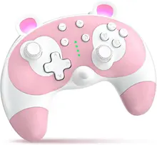 STOGA Wireless Controller for Nintendo Switch Cute Pink Raccoon Animal Pro Gamepad Wake-up Function Adjustable Vibration 
STOGA Wireless Controller for Nintendo Switch Cute Pink Raccoon Animal Pro Gamepad Wake-up Function Adjustable Vibration