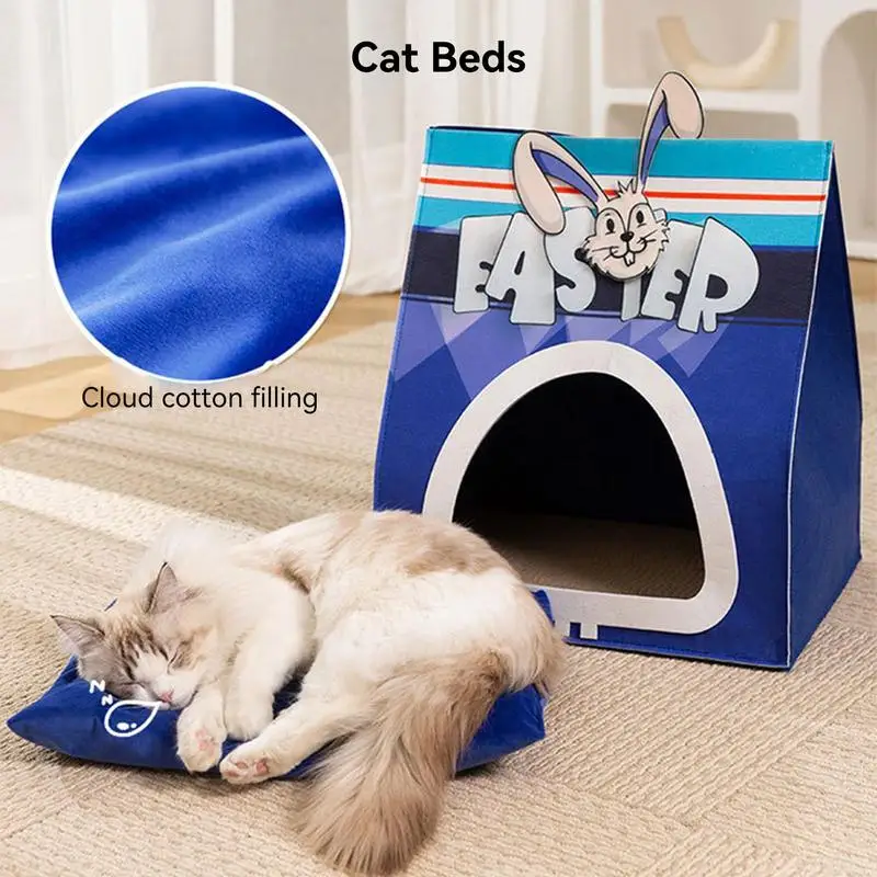 Soft Felt Cat bed Semi-enclosed Bed House Portable Washable Carrier Bag Foldable Hiding nest Indoor Outdoor Pet Supplies
Soft Felt Cat bed Semi-enclosed Bed House Portable Washable Carrier Bag Foldable Hiding nest Indoor Outdoor Pet Supplies