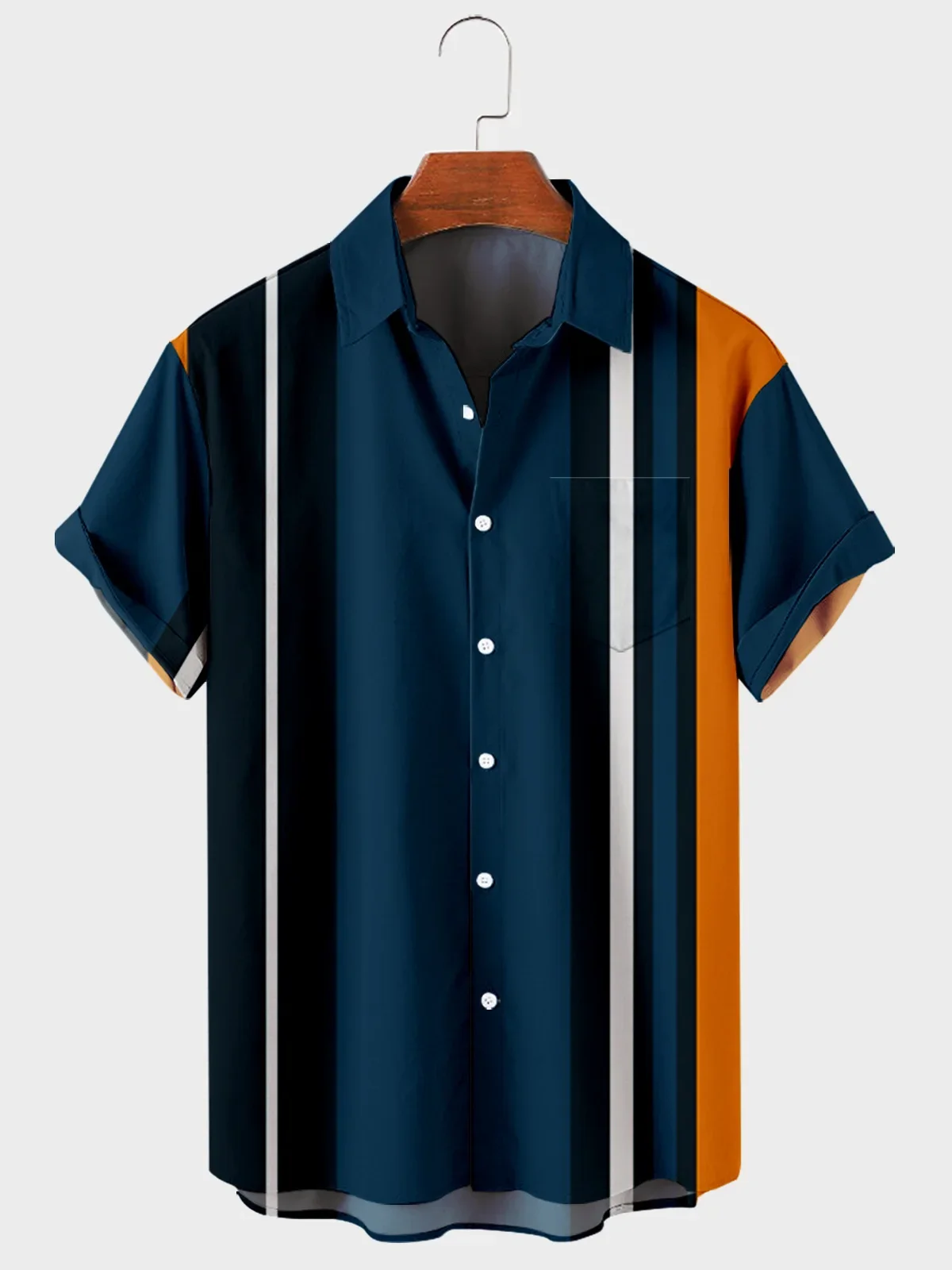 2022 New High Quality Hawaiian Men's Shirts Geometric Striped Graffiti Loose Short Sleeve Men's Casual Buttons Beach Shirts Top
2022 New High Quality Hawaiian Men's Shirts Geometric Striped Graffiti Loose Short Sleeve Men's Casual Buttons Beach Shirts Top