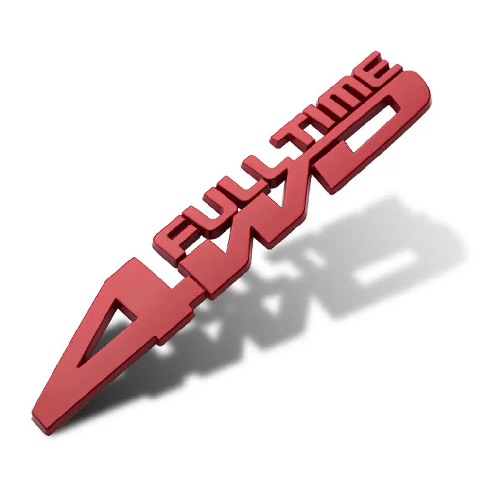 1pc Metal 4WD FULL TIME Red Letter Sticker Badge Car SUV Rear Trunk Tailgate Door Emblem Accessories
1pc Metal 4WD FULL TIME Red Letter Sticker Badge Car SUV Rear Trunk Tailgate Door Emblem Accessories