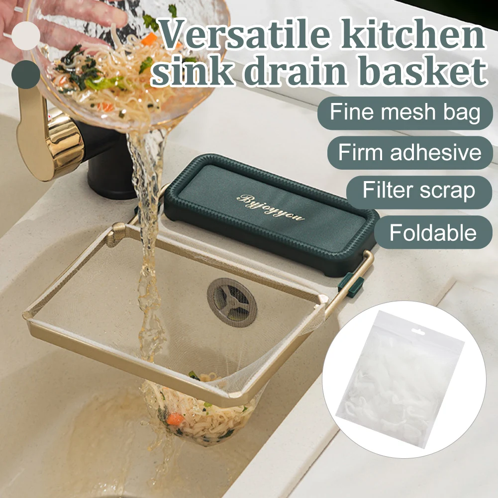 Kitchen Gadgets Sink Drain Basket Strainers Kitchen Home Bar Tools Accessories Garbage Storage Mesh Bag With 50 Disposable Bags
Kitchen Gadgets Sink Drain Basket Strainers Kitchen Home Bar Tools Accessories Garbage Storage Mesh Bag With 50 Disposable Bags