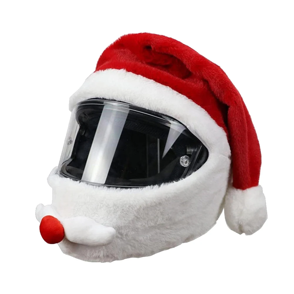 Christmas Hat Motorcycle Helmet Cover Soft Fabric Santa Claus Hats for Full-Face Helmets Classic Red Santa Hat Helmet Cover Hat
Christmas Hat Motorcycle Helmet Cover Soft Fabric Santa Claus Hats for Full-Face Helmets Classic Red Santa Hat Helmet Cover Hat