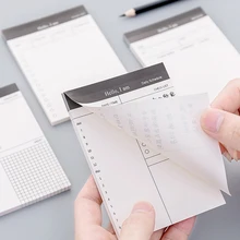 50pcs Simple Business Daily Planner Notepad Tearable Notepad Office Desktop Schedule Book Notepad Sticky Memo School Supplies
50pcs Simple Business Daily Planner Notepad Tearable Notepad Office Desktop Schedule Book Notepad Sticky Memo School Supplies