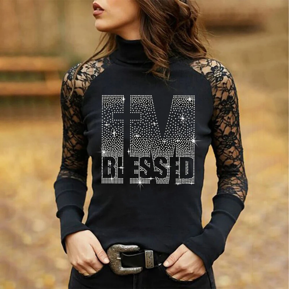New Letters Hot Drill Print Ladies T-Shirt Fashion Solid Lace Sexy Women TShirt Y2k Gothic Tee Long Sleeve Daily Clothing Tops
New Letters Hot Drill Print Ladies T-Shirt Fashion Solid Lace Sexy Women TShirt Y2k Gothic Tee Long Sleeve Daily Clothing Tops