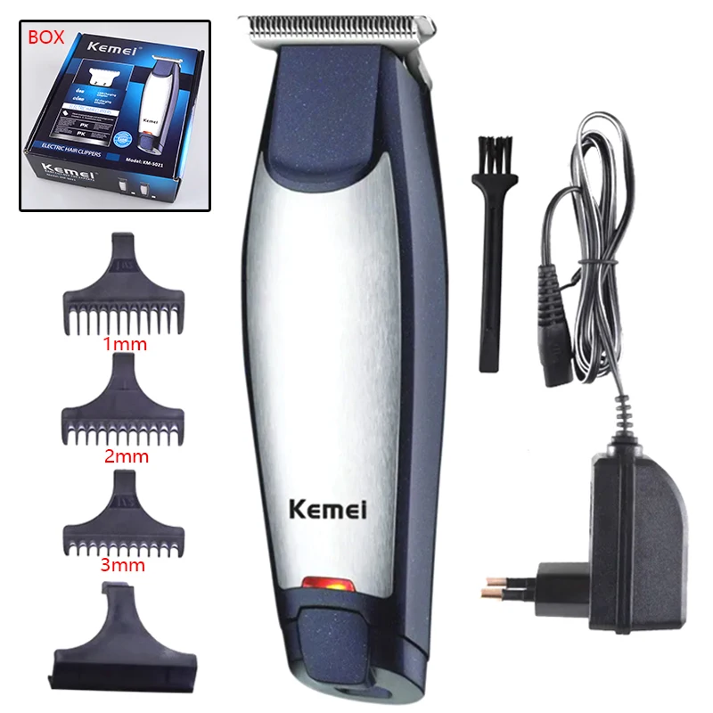 

Kemei Hair Trimmer for Men Electric Beard Trimmer Cordless Hair Clipper Hair Cutter Machine Haircut Clipper Grooming Kit KM-5021