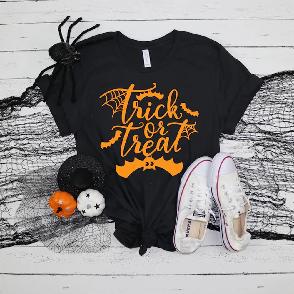Trick or Treat Halloween T-Shirt Happy Halloween Shirt Witch Shirts Woman Tshirts Graphic Tees Tops Unisex Crewneck T-shirt Tee
Trick or Treat Halloween T-Shirt Happy Halloween Shirt Witch Shirts Woman Tshirts Graphic Tees Tops Unisex Crewneck T-shirt Tee