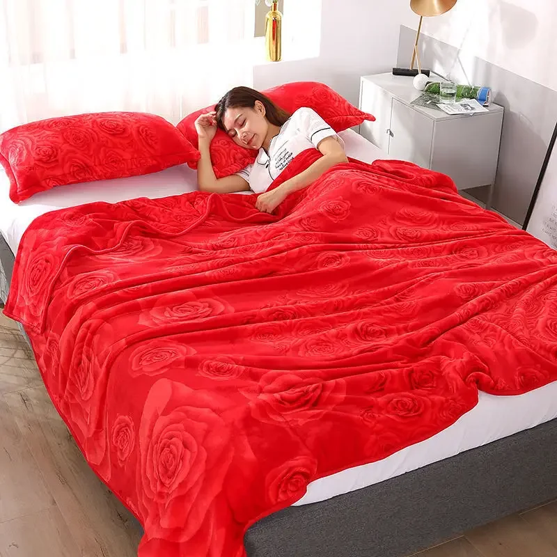 Plaid for Beds Flower Printed Coral Fleece Blanket on the Bed Soft Warm Flannel Bedspread on Bed Queen/King Blanket for Winter
Plaid for Beds Flower Printed Coral Fleece Blanket on the Bed Soft Warm Flannel Bedspread on Bed Queen/King Blanket for Winter