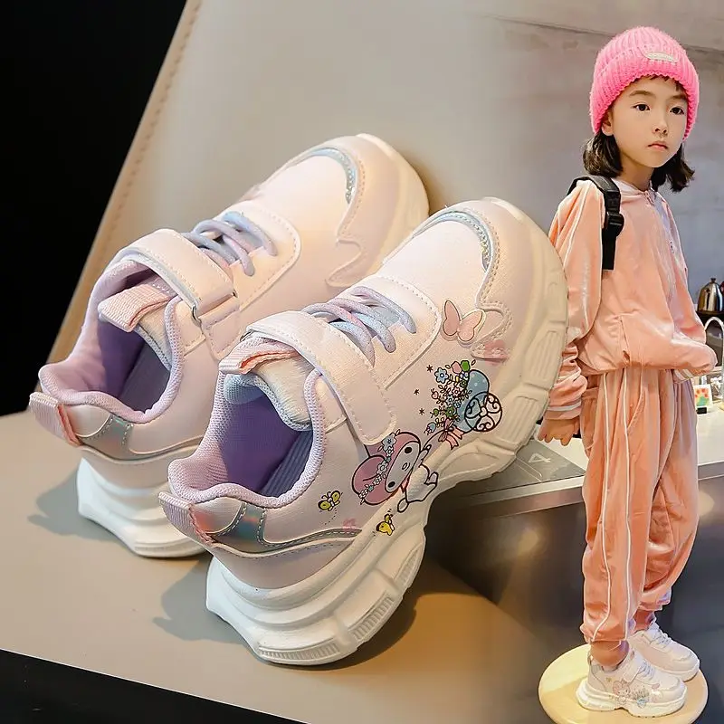 Autumn Winter Kawaii Sanrio Anime My Melody Sports Casual Shoes Cute Cartoon Thick Children Non-Slip Soft Sneakers Toys for Kids
Autumn Winter Kawaii Sanrio Anime My Melody Sports Casual Shoes Cute Cartoon Thick Children Non-Slip Soft Sneakers Toys for Kids