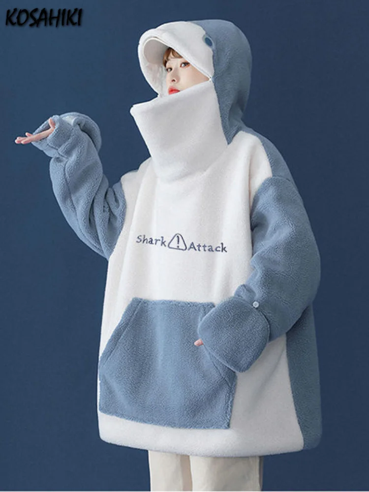 Cute Shark Sweatshirt Men and Women's Hoodies Harajuku Warm Pullover Korean Style Hoodie 2023 Sudaderas Para Mujer
Cute Shark Sweatshirt Men and Women's Hoodies Harajuku Warm Pullover Korean Style Hoodie 2023 Sudaderas Para Mujer