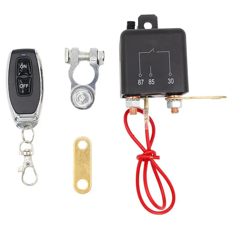 Car Battery Breaker 12V200A Power Switch Start Relay Remote Control Wireless Battery Switch Disconnect To Provide Protection
Car Battery Breaker 12V200A Power Switch Start Relay Remote Control Wireless Battery Switch Disconnect To Provide Protection