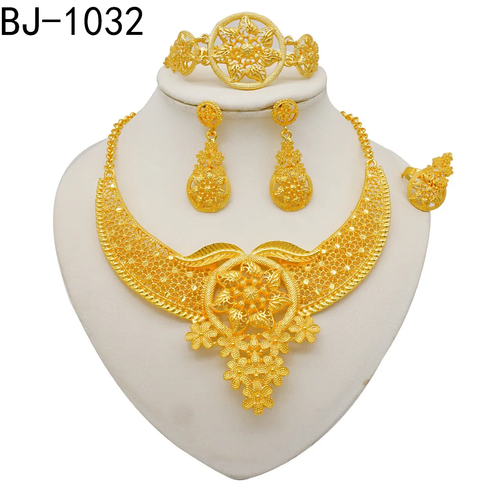 Necklace/Earrings/Bracelet/Ring (Palace Style) Women 24K Gold, Hammered filigree with raised diamond patterns 1 Mallzona S2d90b6b3084f4d379791b52a6b0f6479i Necklace/Earrings/Bracelet/Ring (Palace Style) Women 24K Gold, Hammered filigree with raised diamond patterns Mallzona
