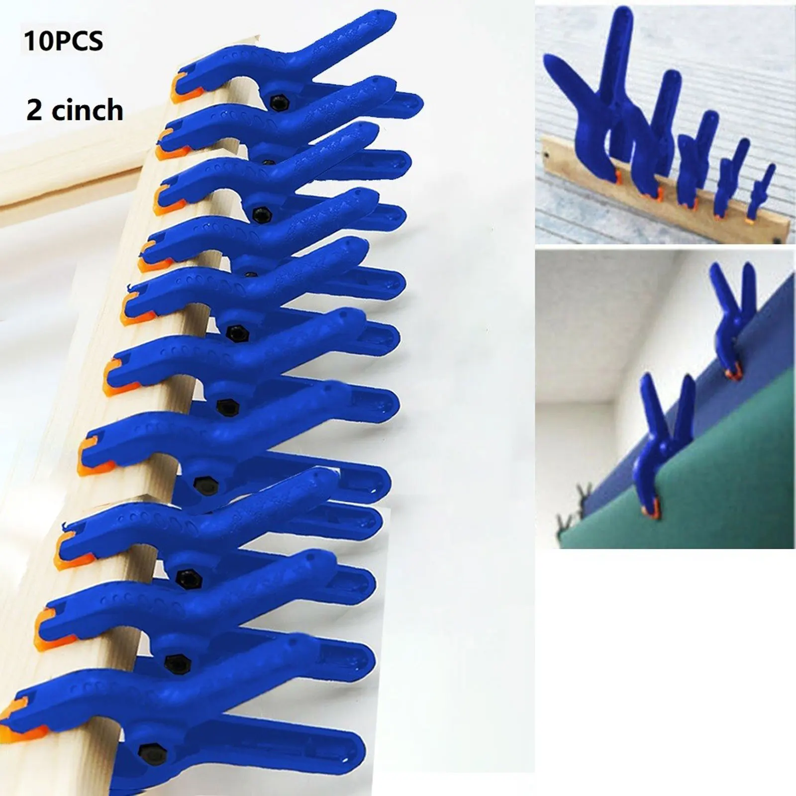 10Pcs 2inch Woodworking Spring Clamps Plastic Nylon Wood Bar Tube Clamp Photo Background Spring Clip
10Pcs 2inch Woodworking Spring Clamps Plastic Nylon Wood Bar Tube Clamp Photo Background Spring Clip