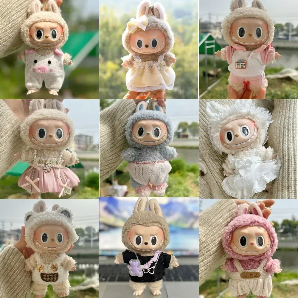 Новинка, 17 см, кулон Labubu, одежда, милая кукла, модные аксессуары для одежды, 17 см, милая детская одежда, костюм
Новинка, 17 см, кулон Labubu, одежда, милая кукла, модные аксессуары для одежды, 17 см, милая детская одежда, костюм