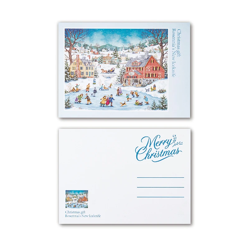 10Sheets/Set Merry Christmas Snow Day Art Postcard New Year Gifts Thank You Card COLOR MASH
10Sheets/Set Merry Christmas Snow Day Art Postcard New Year Gifts Thank You Card COLOR MASH