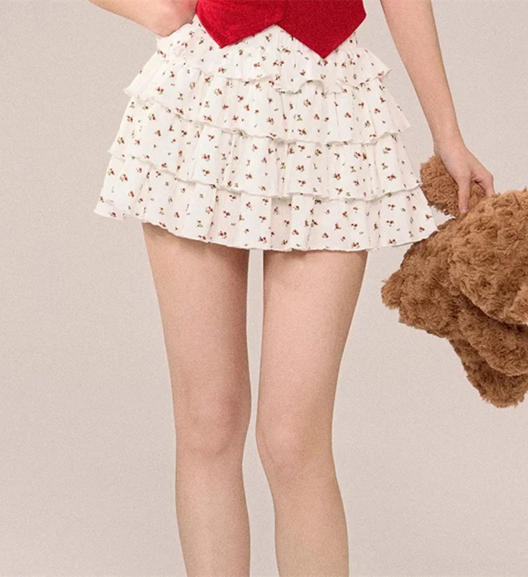 White Skirts for Girl Summer 2024 Trend Short Red Sweet Holiday Floral High Waisted Cake Skirt Party Casual Vintage Mini Dresses
White Skirts for Girl Summer 2024 Trend Short Red Sweet Holiday Floral High Waisted Cake Skirt Party Casual Vintage Mini Dresses