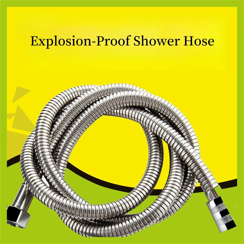1.5M Stainless Steel Shower Flexible Explosion-Proof & Leak-Proof Shower Hose PVC Encrypted High Pressure Nozzle Shower Tube
1.5M Stainless Steel Shower Flexible Explosion-Proof & Leak-Proof Shower Hose PVC Encrypted High Pressure Nozzle Shower Tube
