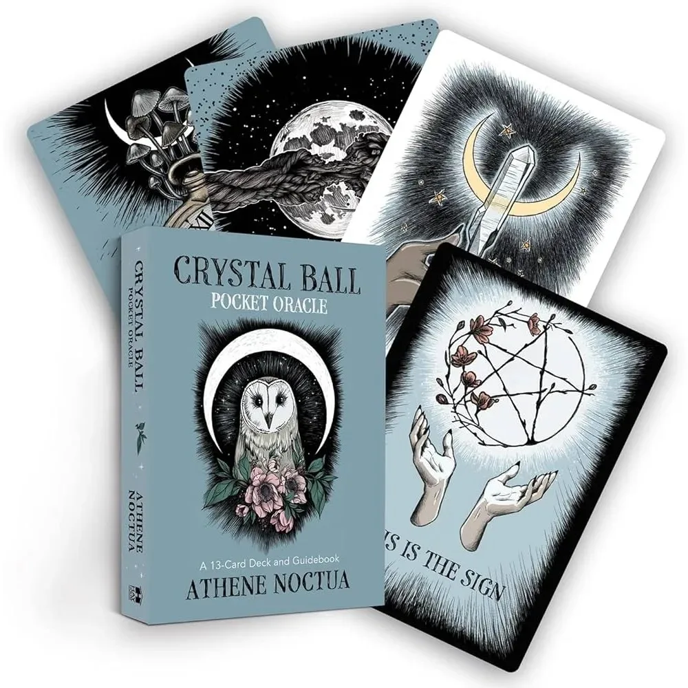 10.3*6cm Crystal Ball Pocket Oracle Cards 13 Pcs Cards Yes or No Card with Guidebook
10.3*6cm Crystal Ball Pocket Oracle Cards 13 Pcs Cards Yes or No Card with Guidebook