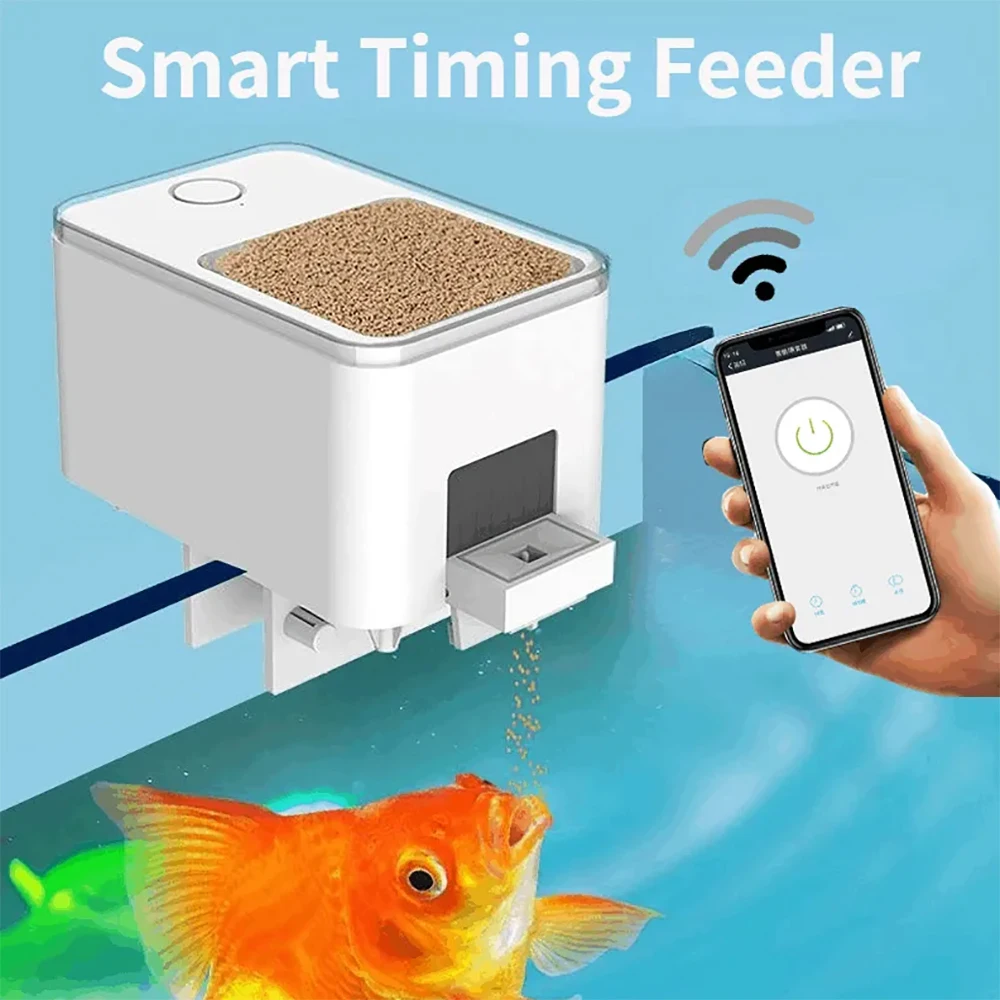 WiFi Remote Automatic Feeder Smart APP Control Timing Fish Feeder Aquarium Goldfish Feeder Large Capacity For Aquarium Feeding
WiFi Remote Automatic Feeder Smart APP Control Timing Fish Feeder Aquarium Goldfish Feeder Large Capacity For Aquarium Feeding