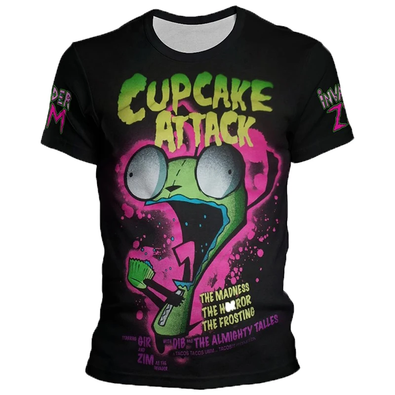 Funny Invader Zim Graphic T Shirts Fashion Streetwear Ropa Hombre Women Casual Tees Cute Kids Children Short Sleeve y2k Clothing
Funny Invader Zim Graphic T Shirts Fashion Streetwear Ropa Hombre Women Casual Tees Cute Kids Children Short Sleeve y2k Clothing