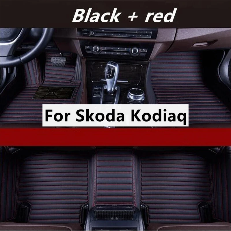 Transverse grain Custom Car Floor Mats For Skoda Kodiaq Foot Coche Accessories Carpets New
Transverse grain Custom Car Floor Mats For Skoda Kodiaq Foot Coche Accessories Carpets New