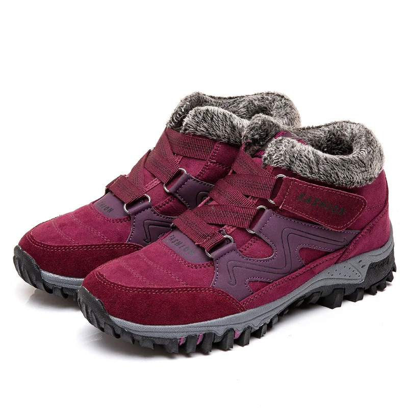 Winter Cow Suede Warm Snow Women Men Work Casual Shoes High Top High-top Non-slip Ankle Boots Zapatos De Mujer
Winter Cow Suede Warm Snow Women Men Work Casual Shoes High Top High-top Non-slip Ankle Boots Zapatos De Mujer
