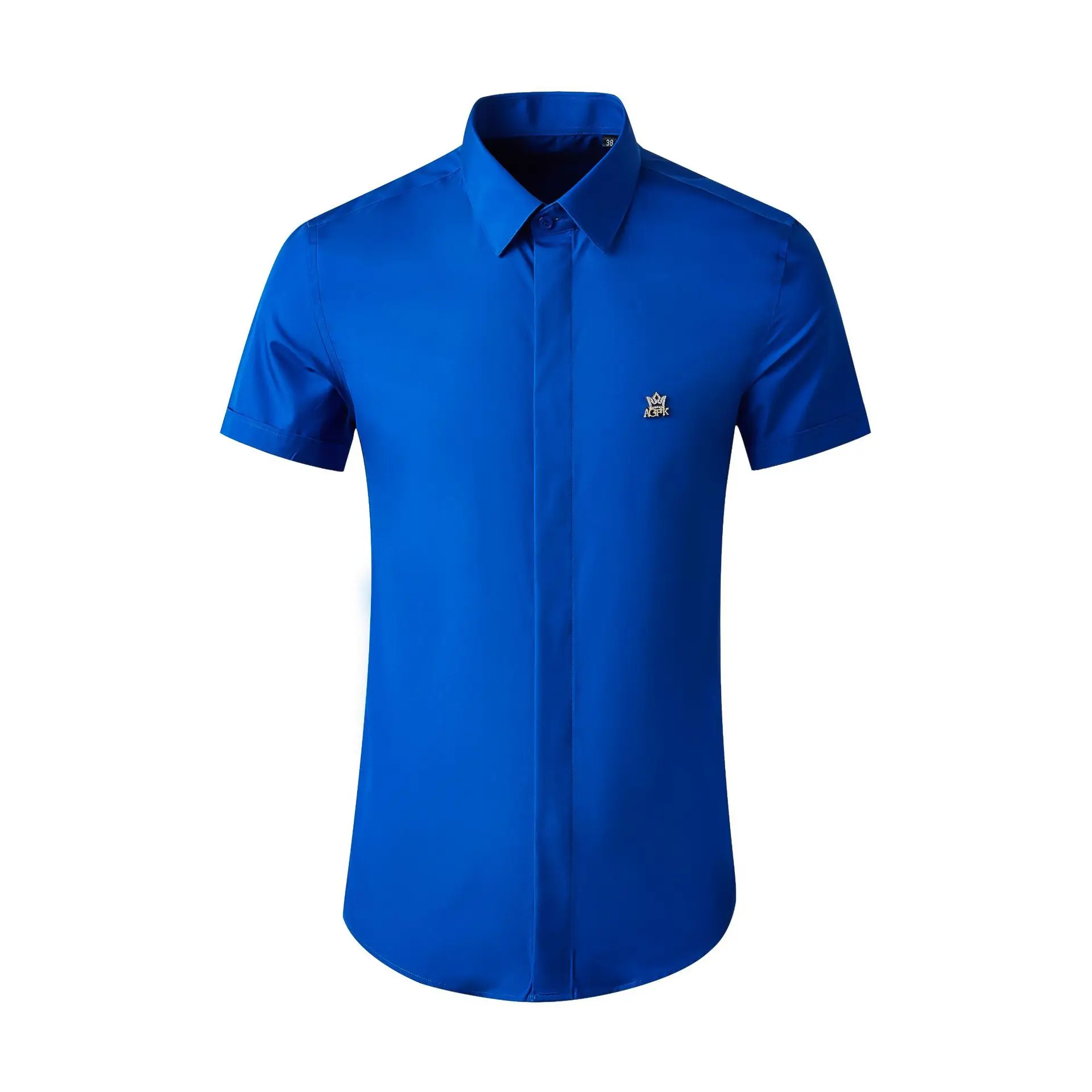 High Quality Luxury Jewelry Men'S 100% Cotton Contrast Collar And Cuff Stripes Custom Short Sleeved Shirt
High Quality Luxury Jewelry Men'S 100% Cotton Contrast Collar And Cuff Stripes Custom Short Sleeved Shirt