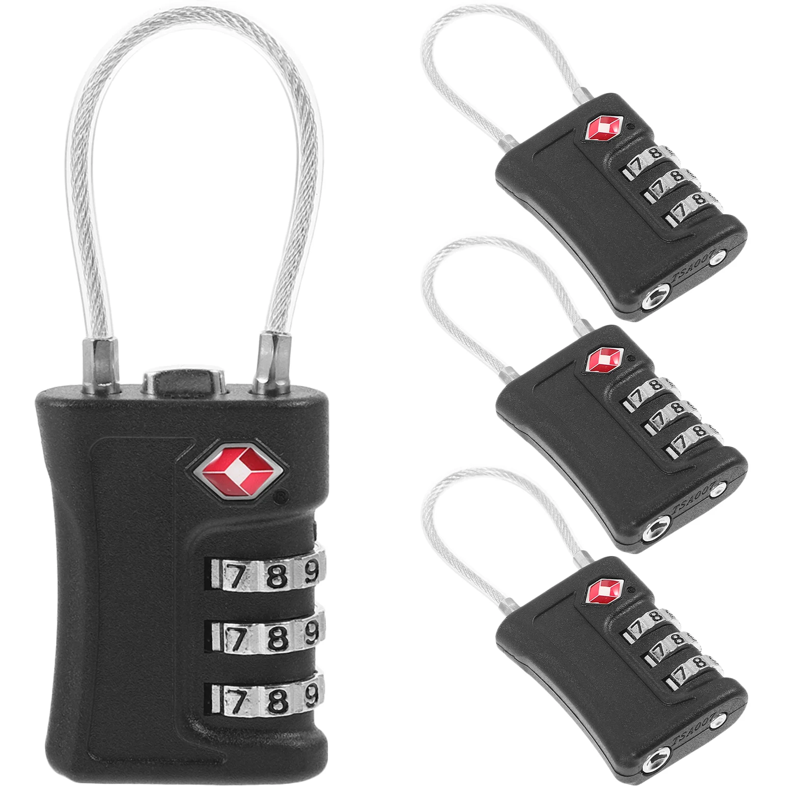 4 Pcs Lock for Drawer TSA Luggage Backpack Travellock Approved Locks Combination Padlock
4 Pcs Lock for Drawer TSA Luggage Backpack Travellock Approved Locks Combination Padlock