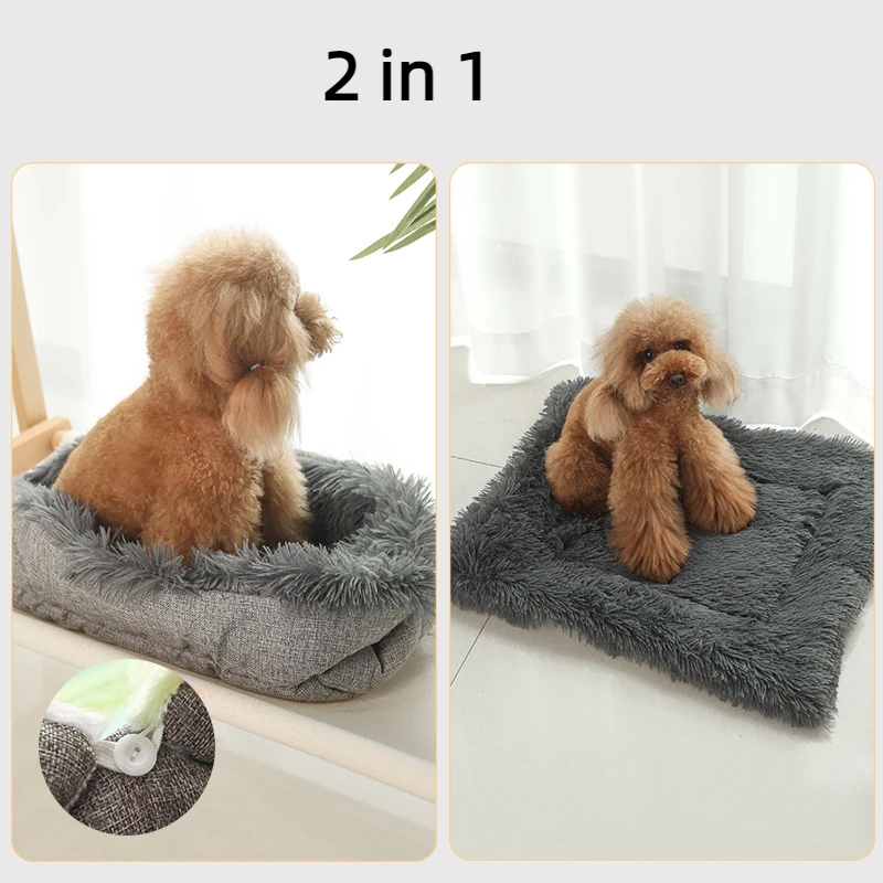 2 in1 Multifunctional Pet Plush Cushion Bed Soft Durable Foldable Pet Sleeping Mat Dog Cat Luxury Blanket Waterproof Washable
2 in1 Multifunctional Pet Plush Cushion Bed Soft Durable Foldable Pet Sleeping Mat Dog Cat Luxury Blanket Waterproof Washable