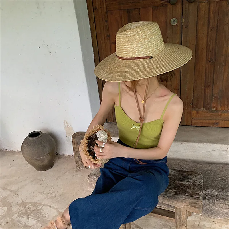 202204-2508538 summer handmade straw long ribbon wind brim beach lady fedoras cap men women panama jazz hat
202204-2508538 summer handmade straw long ribbon wind brim beach lady fedoras cap men women panama jazz hat