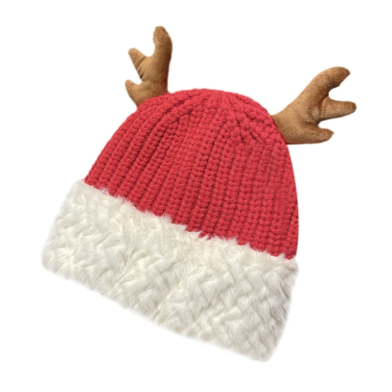 Listenwind Christmas Beanie for Women and Men Knit Cap Plush Cartoon Elk Horn Warm Winter Caps Beanie Hat
Listenwind Christmas Beanie for Women and Men Knit Cap Plush Cartoon Elk Horn Warm Winter Caps Beanie Hat