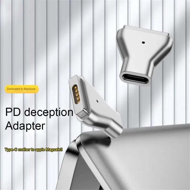 Магнитный адаптер USB PD типа C для 1, 2 MacBook, USB C, гнездо, быстрая зарядка, магнитный штекер, конвертер, сплав
Магнитный адаптер USB PD типа C для 1, 2 MacBook, USB C, гнездо, быстрая зарядка, магнитный штекер, конвертер, сплав