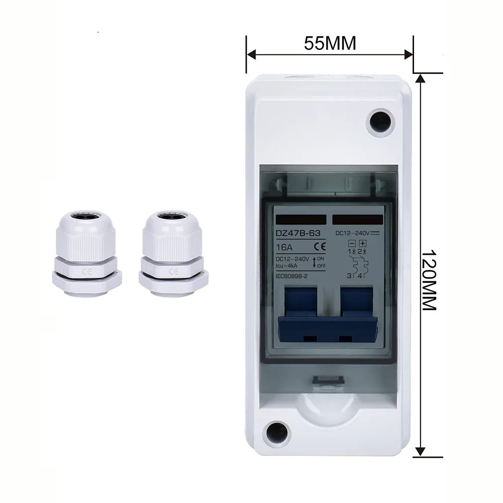 5pcs/set Circuit Breaker 6-125A IP65circuit Breaker Isolation Switch Photovoltaic Isolation Box Protection Class 65
5pcs/set Circuit Breaker 6-125A IP65circuit Breaker Isolation Switch Photovoltaic Isolation Box Protection Class 65