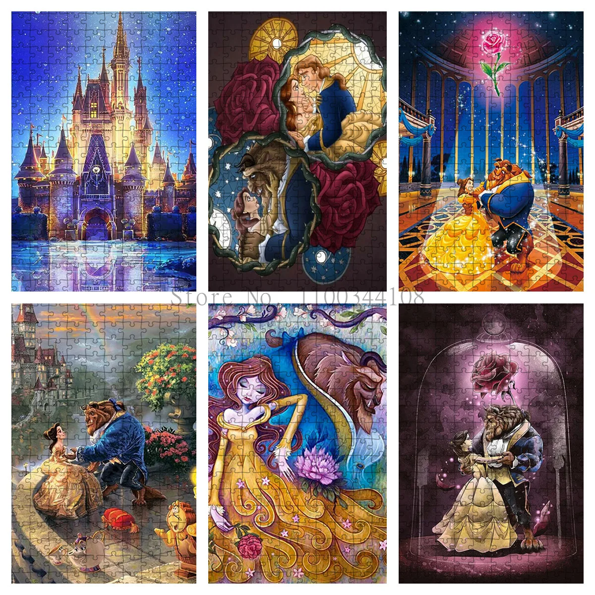 Disney Princess Prince Jigsaw Puzzles Beauty and The Beast 1000 Pieces Puzzle for Adults Kids Educational Toys Intellectual Game
Disney Princess Prince Jigsaw Puzzles Beauty and The Beast 1000 Pieces Puzzle for Adults Kids Educational Toys Intellectual Game