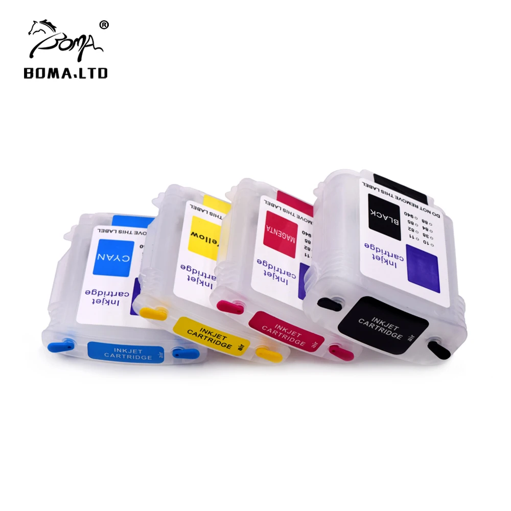 

4 Color/Set Empty Refill Ink Cartridge For HP 10 11 With ARC Chip For HP Officejet 9110 9120 9130 K850 CP1700 Printer