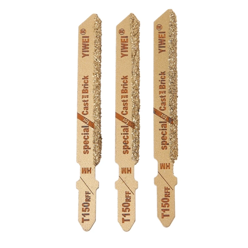 3pcs 3" T150 Carbide Grain 50 Grit T-Shank Jigsaw Blades Ceramic Tile Cutting To
3pcs 3" T150 Carbide Grain 50 Grit T-Shank Jigsaw Blades Ceramic Tile Cutting To