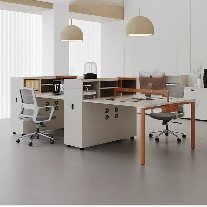 

Simplicity Combination Office Desks Staff Computer Card Position Employee Office Desks Bureau Meuble Working Equipment QF50OD