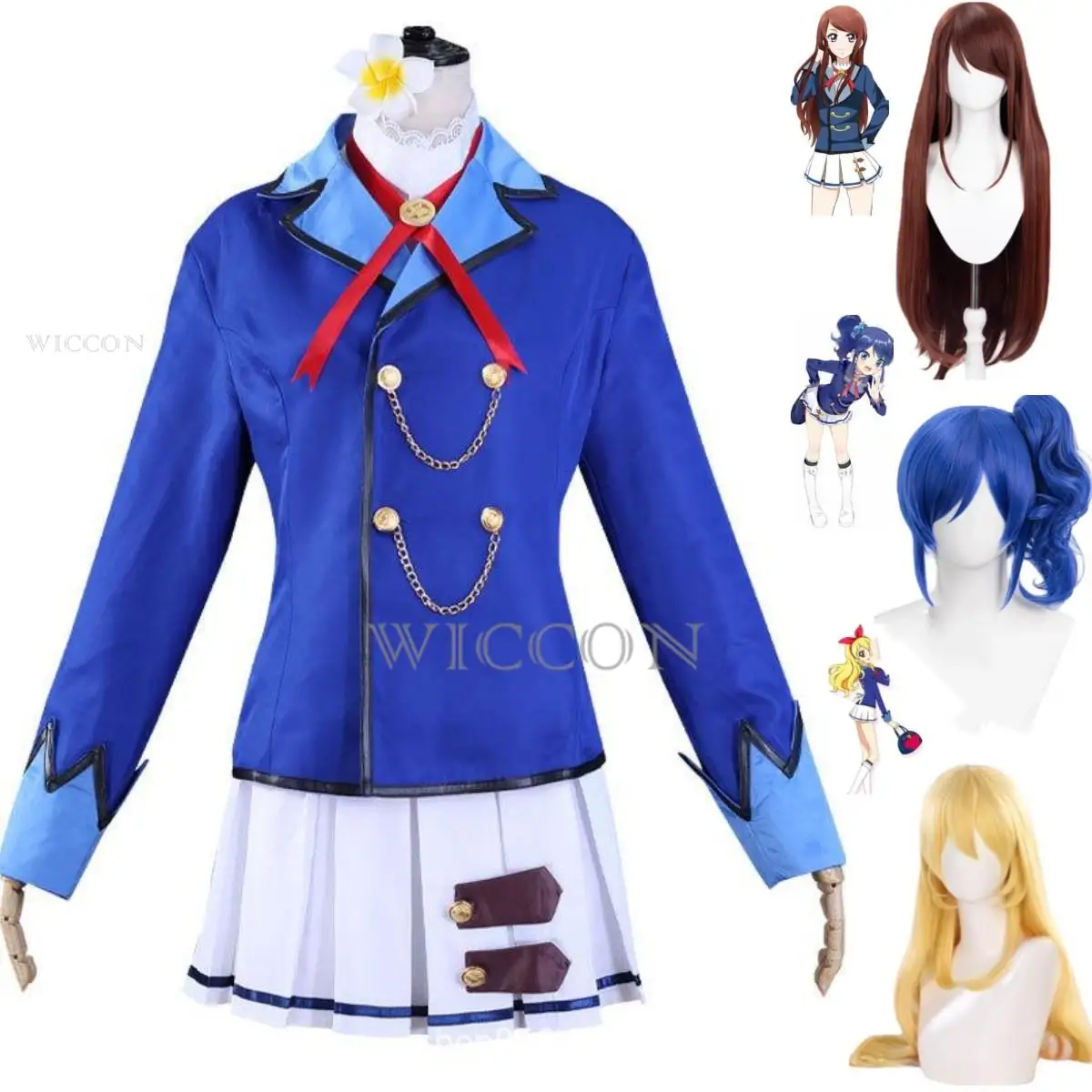 Костюм для косплея аниме Aikatsu!Hoshimiya Ichigo Shibuki Ran Kiriya Aoi костюм для косплея Starlight школьная форма JK кампус парик женский кавайный костюм
Костюм для косплея аниме Aikatsu!Hoshimiya Ichigo Shibuki Ran Kiriya Aoi костюм для косплея Starlight школьная форма JK кампус парик женский кавайный костюм