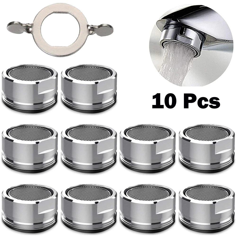10pc Brass Water Saving Faucet M24 Aerator Tap Filter With Wrench Splash Head Tap Kitchen Bathroom Water Filter Nozzle Replace
10pc Brass Water Saving Faucet M24 Aerator Tap Filter With Wrench Splash Head Tap Kitchen Bathroom Water Filter Nozzle Replace